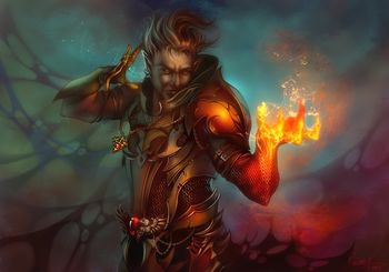 mage risky sinto 5e deviantart dungeons dragons fantasy wild dnd burning tremere fire prestige class chaos wiki character hands dark